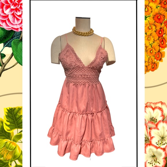 Blush pink dress NWOT - Picture 1 of 2